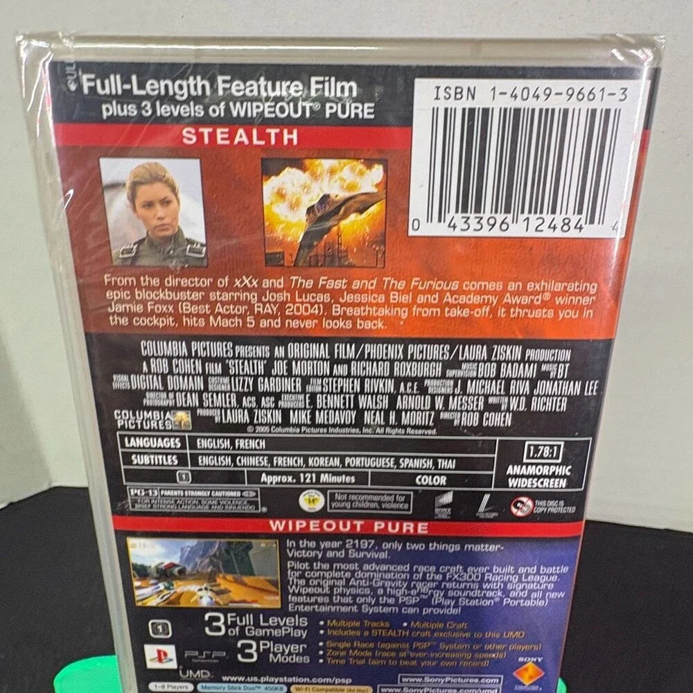 Stealth 2005 W/ Josh Lucas, Jessica Biel, Jamie Foxx UMD PSP SEALED